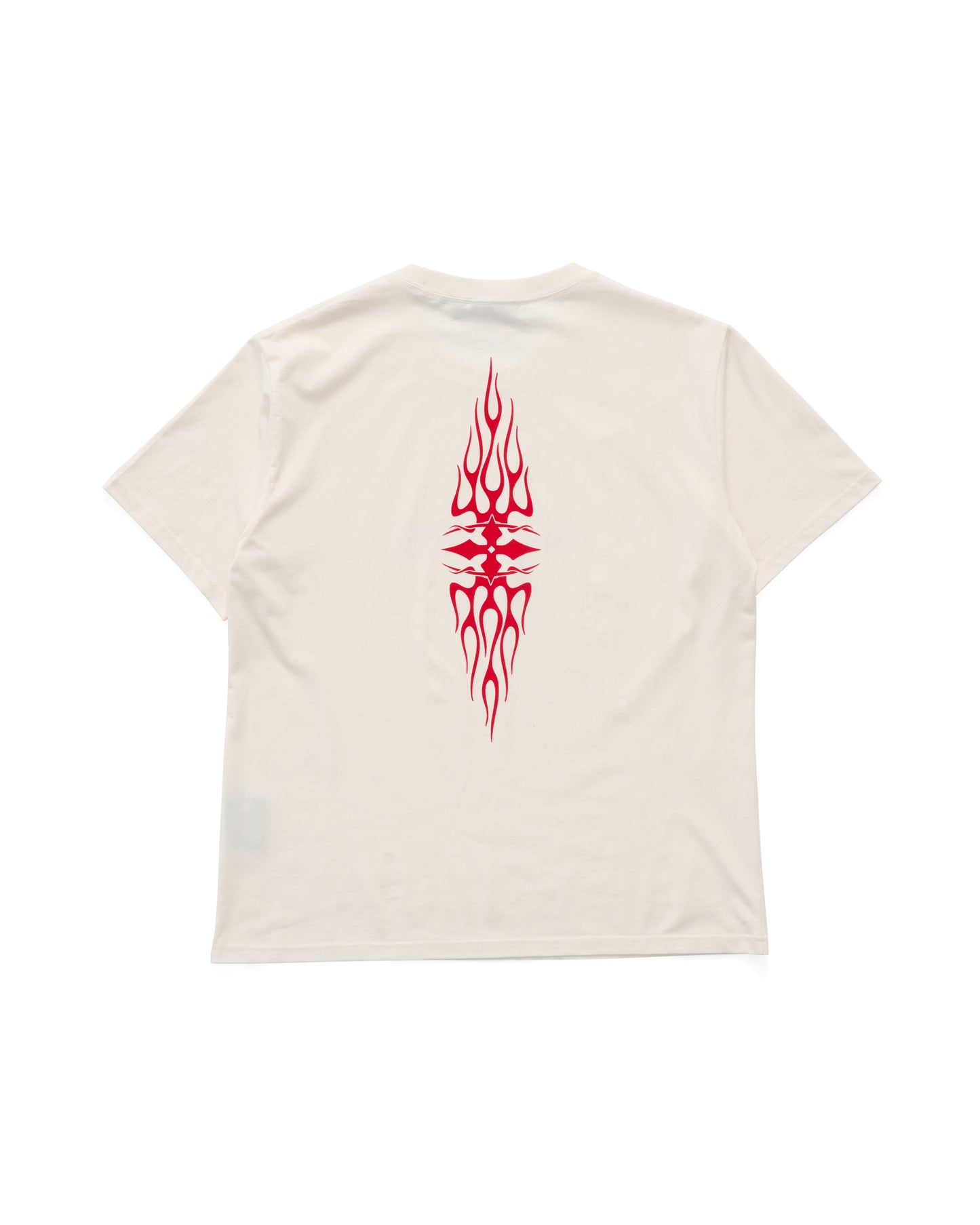 STACKED SS TEE - Vintage White