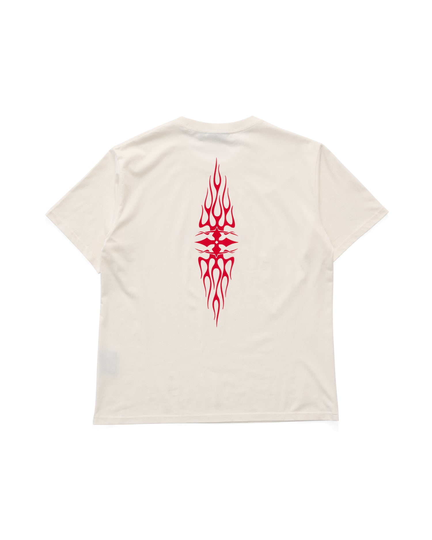 STACKED SS TEE - Vintage White