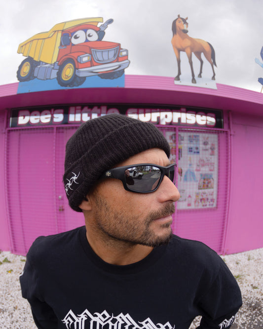 TEENAGE ZERO - MATTE BLACK / SILVER GREY POLARIZED
